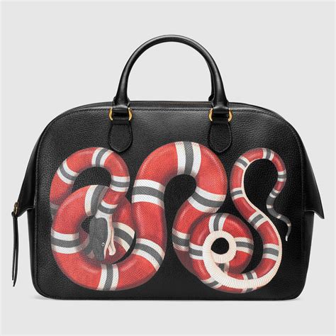 gucci kingsnake duffle bag|Gucci.